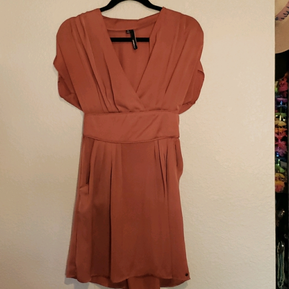 Rust colored dress